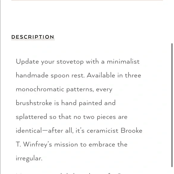 BNIB spoon rest - Picture 2 of 3